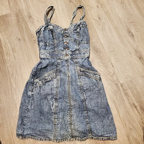 Japna Jean Dress | Sz: Xs | Color: Blue